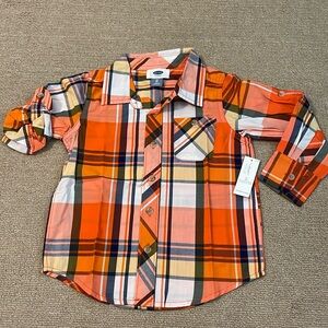 NWT Old Navy Toddler Plaid Shirt